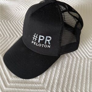 Peloton Black Embroidered Mesh Trucker Hat 🦄